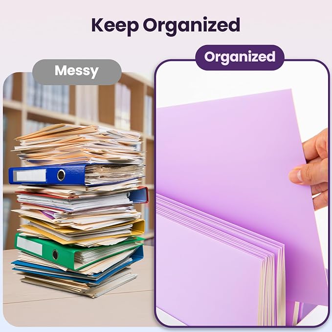 BIBRADAA® 50 Packs File Folders, File Folder - Image 3