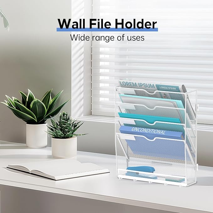 5 Tier Wall File Organizer - Image 8