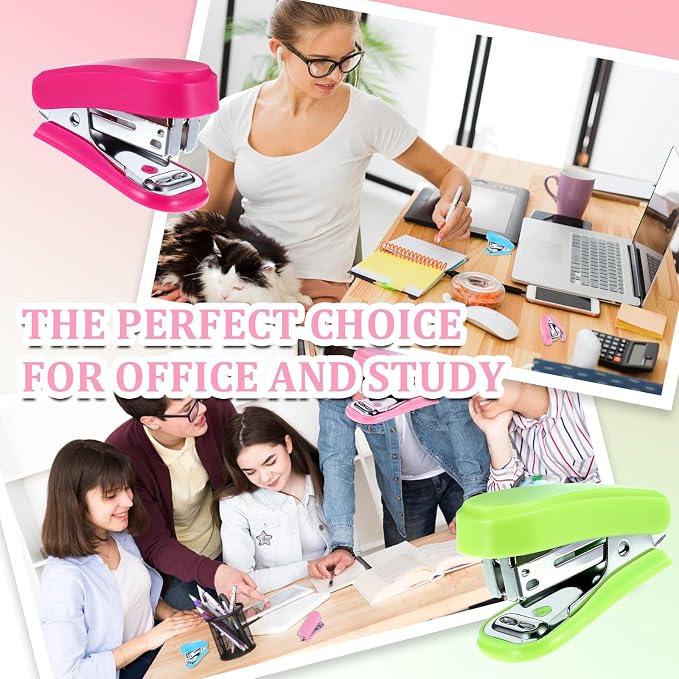 24 Pcs Mini Stapler with 24 Boxes Staple, Includes Built in Staple Remover - Image 7