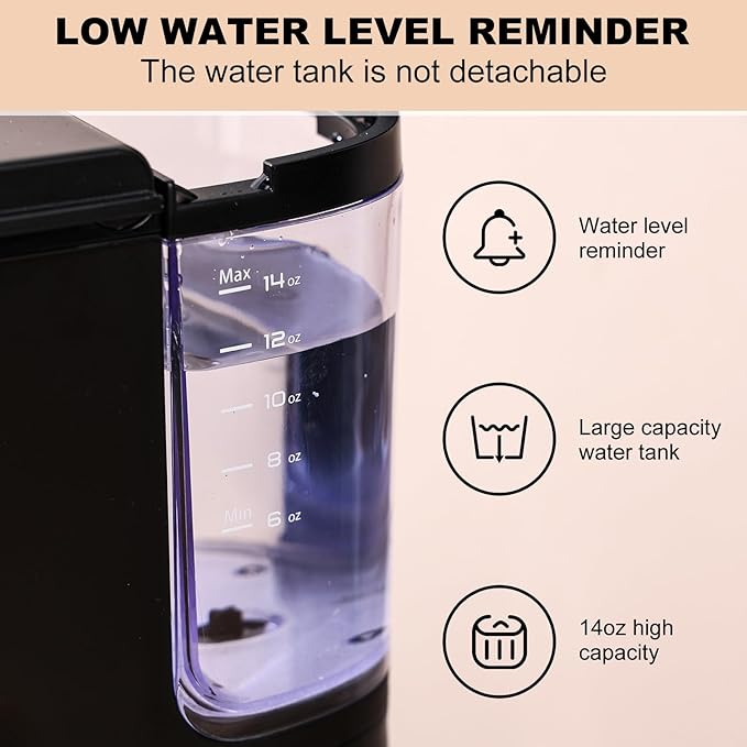 K Cup Coffee Maker, Single Serve coffee machine or Ground Coffee Machine 2 in 1, 6 to 14 Oz Brew Sizes, Mini One Cup Coffee Maker with Self cleaning Function, Fits Travel Mug, Black-DeskLoop Office