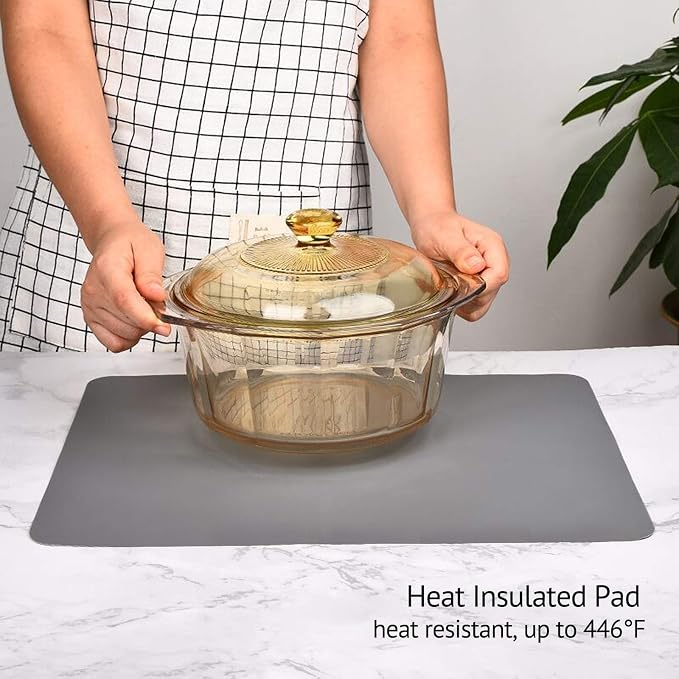 Gartful Silicone Mats for Kitchen Counter, Thicker 0.06", 25 x 17 inches - Image 5