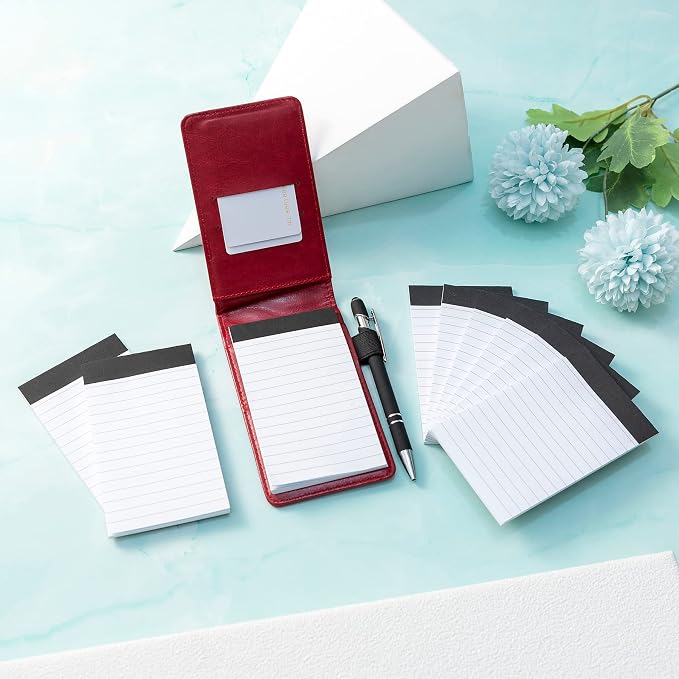 Camelmother 10Pcs Pocket Notepad Holder Set Notebook 3 x 5 Inch - Image 4