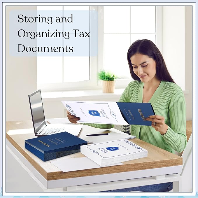 Skyygemm 50 Pcs 9 x 12 Inch Tax Return Envelopes and Tax Return Folders Set 25 - Image 5