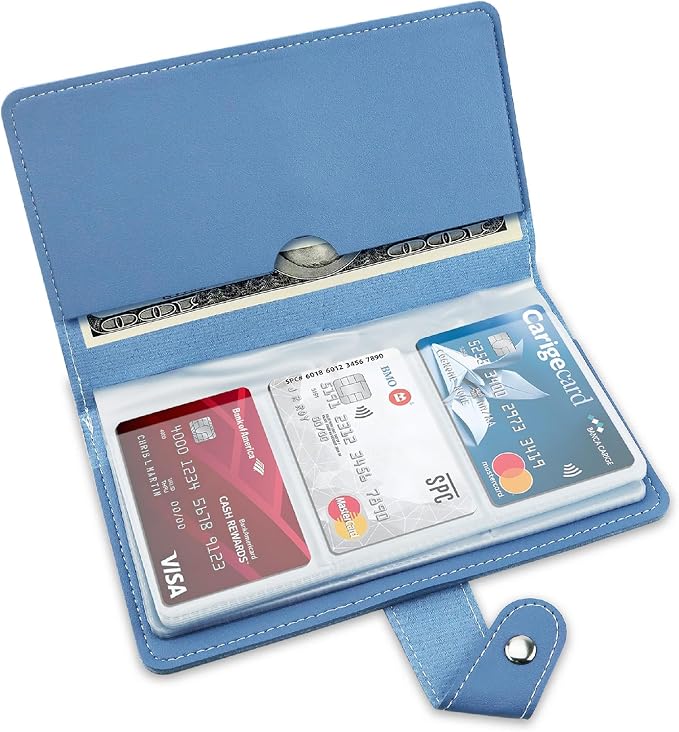 Credit Card Holder, Leather Business Card Organizer by Unknown
