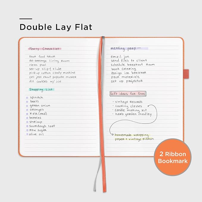 &And Per Se Lined Journal Notebook, 160 Pages, A5 5.7 x 8 inches College Ruled - Image 3