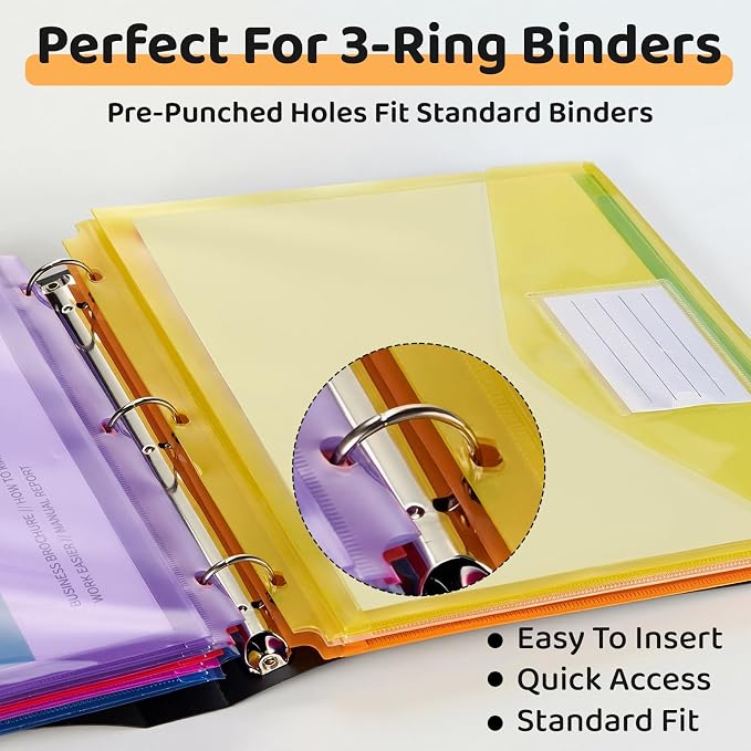 Binditek 36 Pack Binder Pocket Folders - Image 4