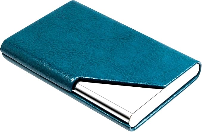 Padike Business Card Holder, PU Leather & Stainless Steel Multi Card Case by padike
