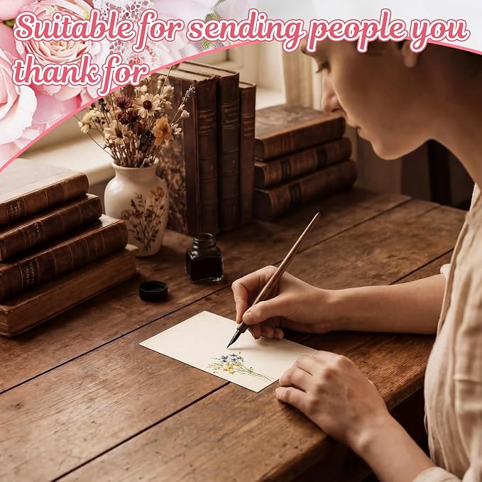 Spiareal 100 Pcs Blank Note Cards Blank Decorative Notecards Index Cards Bulk - Image 2