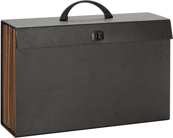 Smead A-Z and Subject Expanding File Box, 19 Pockets, Printed Alphabetic/Subject by SMEAD