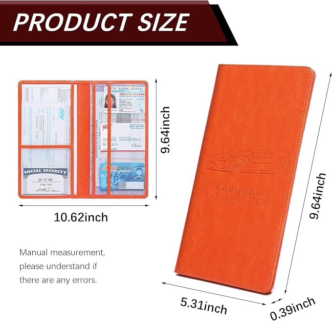 Car Registration and Insurance Card Holder - Image 7