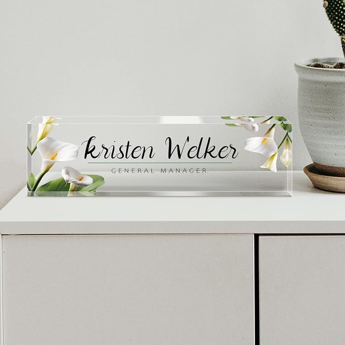 Desk Name Plate Personalized, Custom Name Plates - Image 7