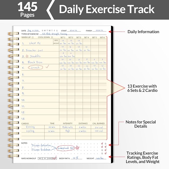 Fitness Journal Workout Planner - Image 2