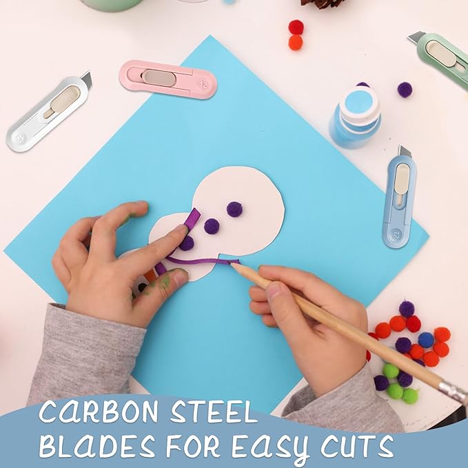 9 PSC Box Cutter, Retractable Box Opener, Package Opener, Easy Slide - Image 5