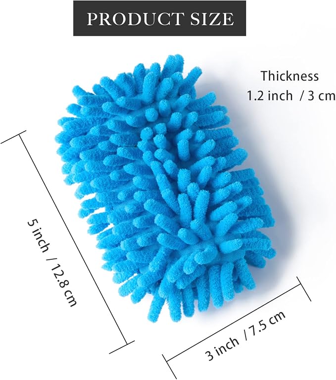 4 Pieces Microfiber Shag Whiteboard Eraser Shag Washable Dry Eraser Board Eraser - Image 2