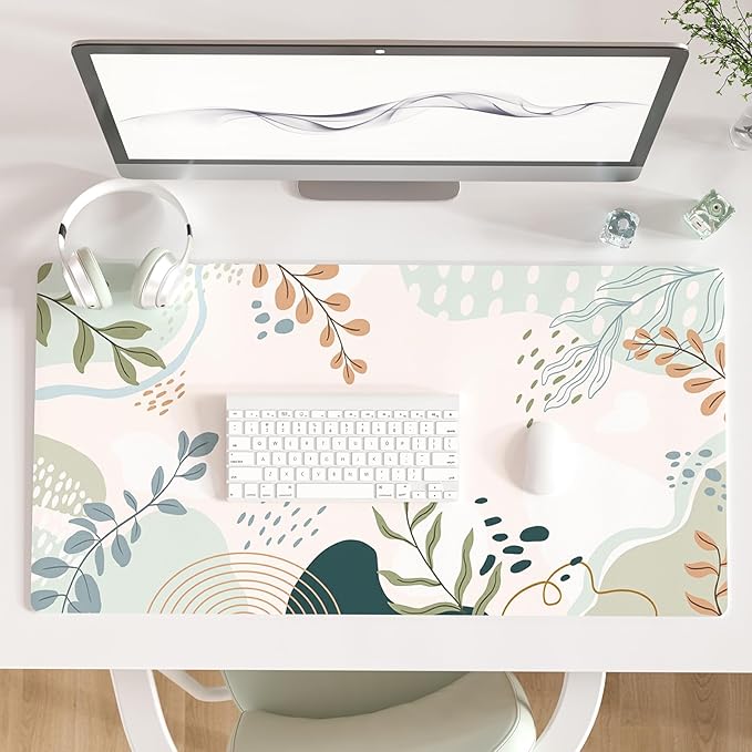 Colorful Star Large Mouse Pad, Abstract Boho Double Sided Computer Gaming Mouse by ColorfulStar