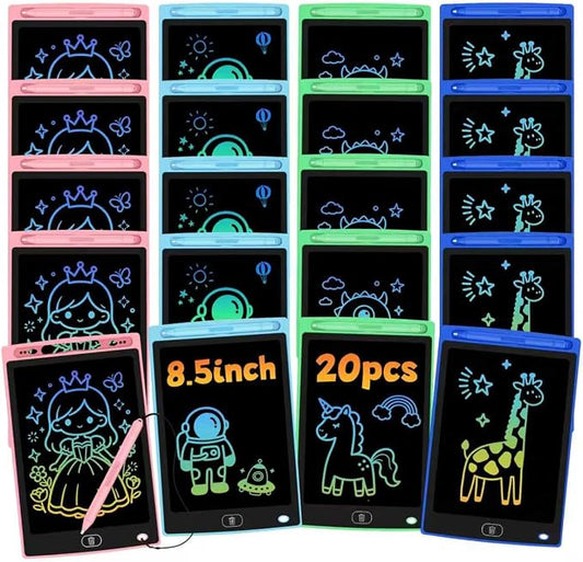 20 Pack LCD Writing Tablet for Kids, Erasable and Reusable Toddler Doodle Board by Unknown