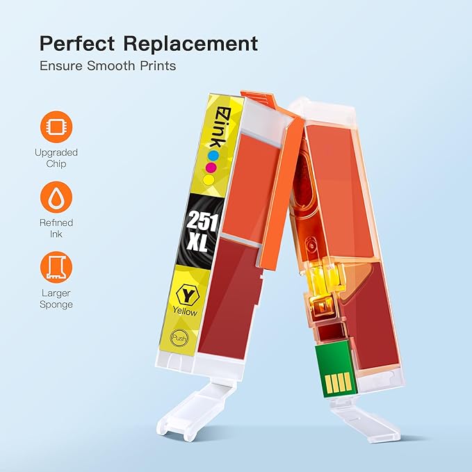 E-Z Ink Compatible Ink Cartridge Replacement for Canon CLI-251XL CLI 251 to use with PIXMA MX922 IP7220 MG5520 MG5420 IX6820 IP8720 MG7520 MG6320 Printer (4 Cyan, 4 Magenta, 4 Yellow, 12 Pack)-DeskLoop Office