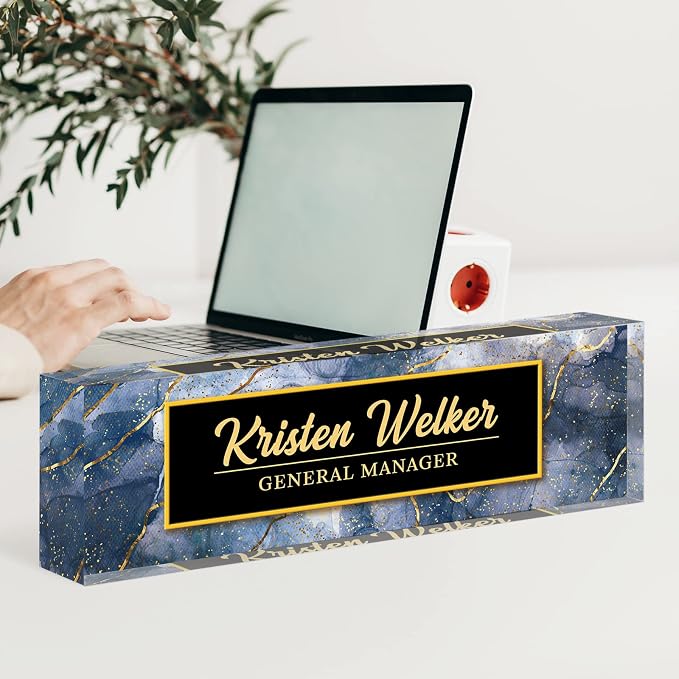 Desk Name Plate Personalized, Custom Name Plates - Image 3