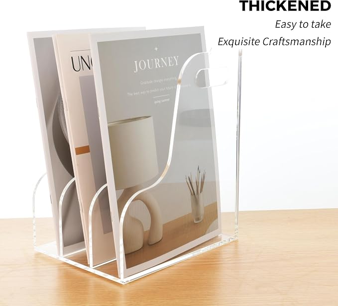 3 Vertical Compartments File Holder - Image 3