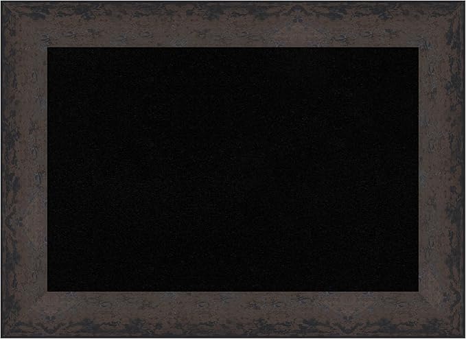 Amanti Art Black Cork Board for Wall, 21x29 Vision Board with Black Wood Frame, Medium Corkboard Office Decor for Home Organization, Modern Corkboard Pinboard to Display Items for Home Organization-DeskLoop Office