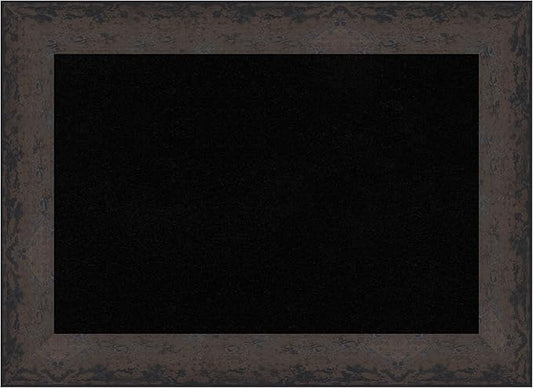 Amanti Art Black Cork Board for Wall, 21x29 Vision Board with Black Wood Frame, Medium Corkboard Office Decor for Home Organization, Modern Corkboard Pinboard to Display Items for Home Organization-DeskLoop Office