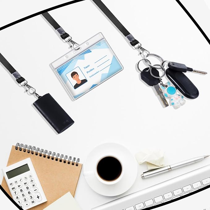 100 Pack Name Tag Lanyards - Image 5