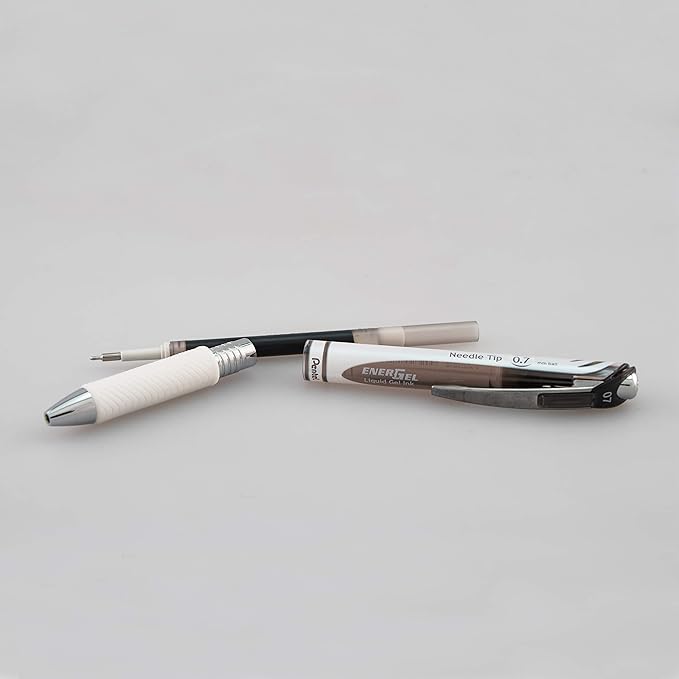 Pentel EnerGel Pearl RTX Retractable Liquid Gel Pen, Medium Line, Needle Tip - Image 5