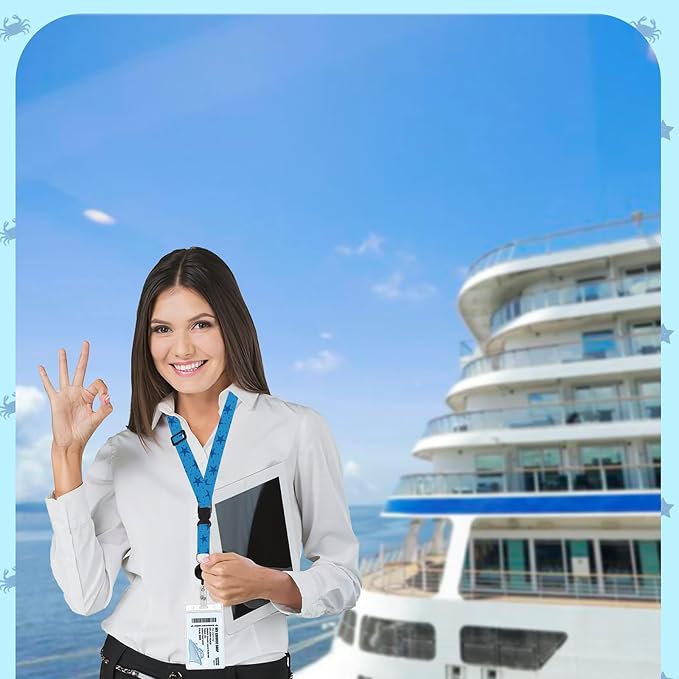 6 Pack Cruise Lanyards for ID Badges & Ship Cards - Image 6