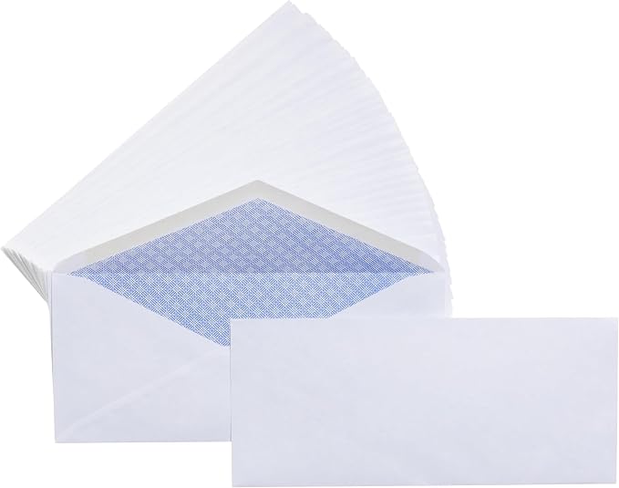 Amazon Basics #10 Security Tinted Business Envelopes by AmazonBasics