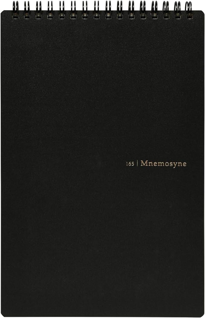 Maruman Mnemosyne Grid Notebook- Vertical A5 Layout, 5.83" x 8.27", 70 Sheets / by Maruman