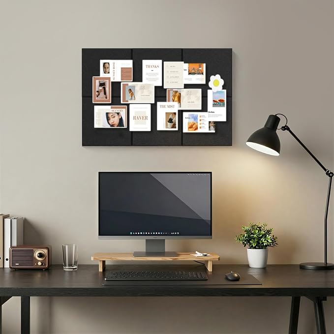Felt Bulletin Board Tiles, Large Cork Board Alternative, 24 x 36 in | 0.35 in - Image 7