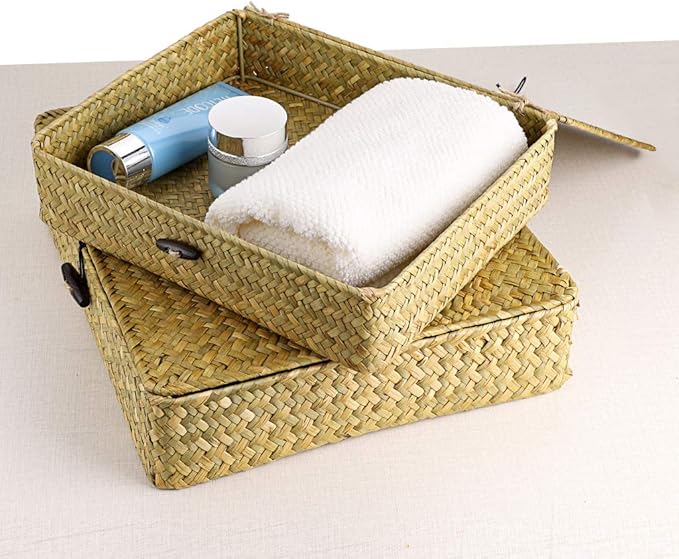 Hipiwe Natural Seagrass Storage Bins - Image 7