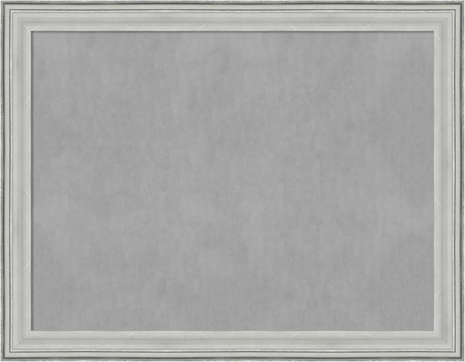 Amanti Art Silver Framed Magnetic Board 21x27 Medium Vision Board by AmantiArt
