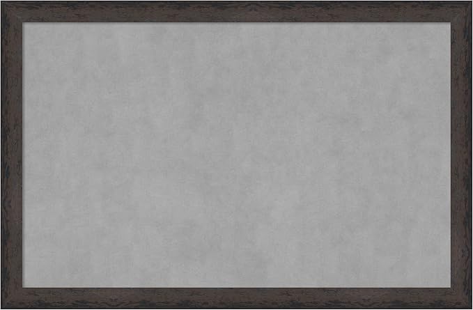 Amanti Art Black Framed Magnetic Board 23x35 Large Vision Board by AmantiArt