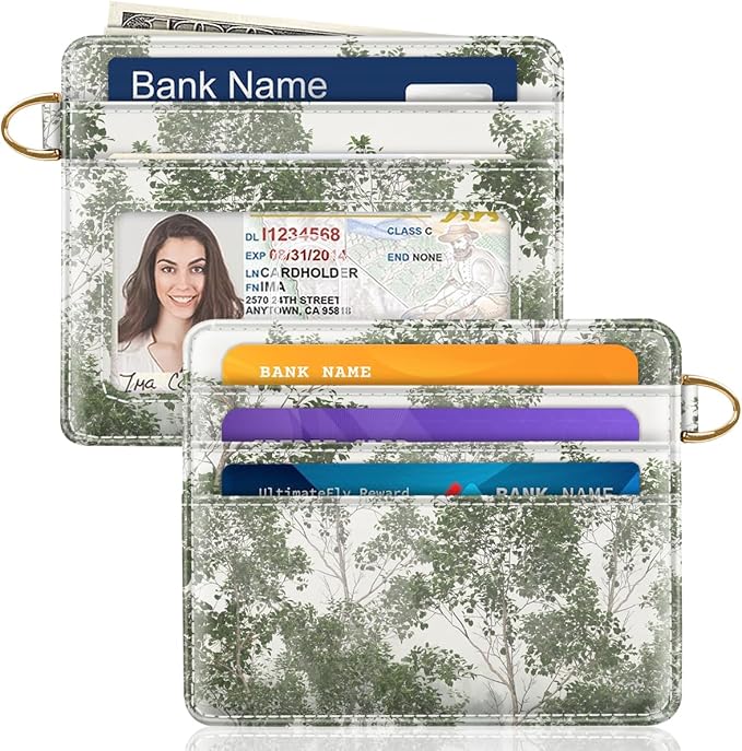 Slim Minimalist Front Pocket RFID Blocking Credit Card Holder Small Wallet Cute by Simikol