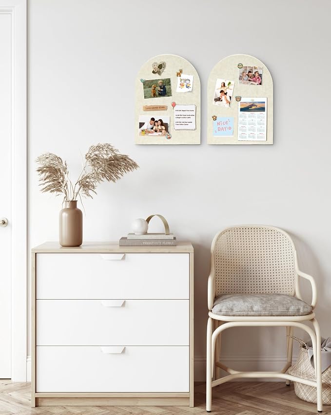 Arched Felt Bulletin Board, Cork Board Alternative - Image 6