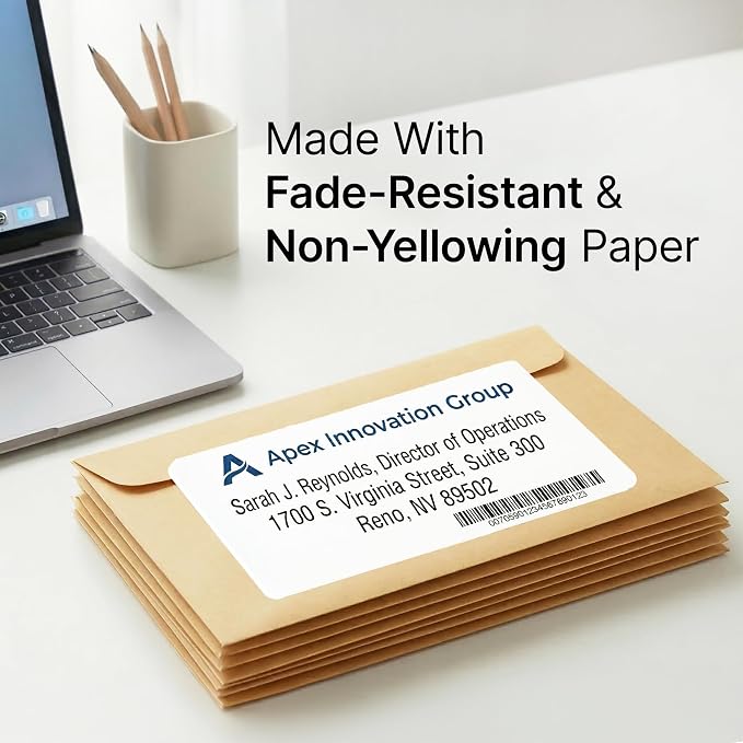 3.5" X 5" Matte White Printable Shipping Labels Mailing and Address Labels - Image 6
