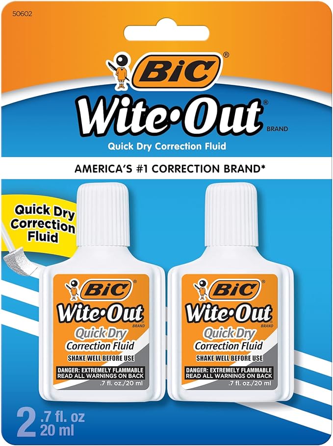 Bic Wite-Out Quick Dry Correction Fluid by BIC