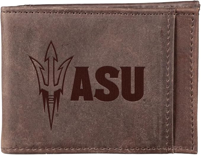 Team Sports America NCAA Arizona State University Front Pocket Slim Wallet by TeamSportsAmerica