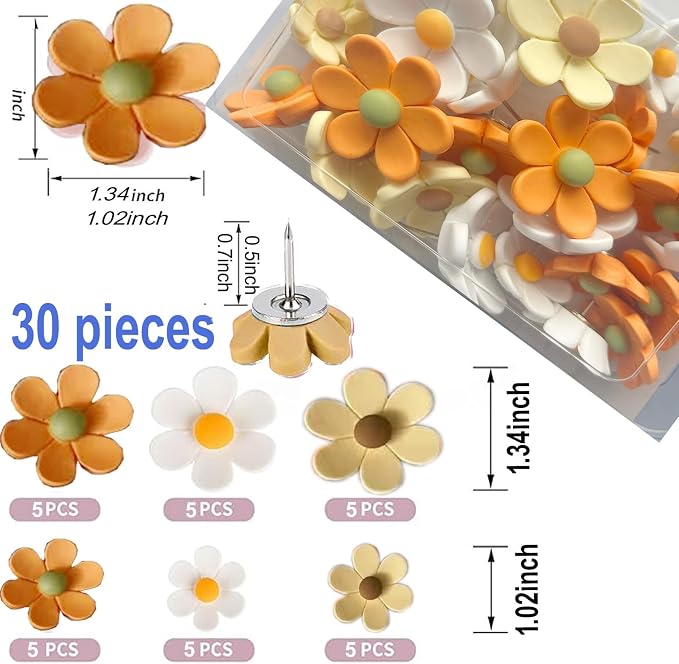 big Push Pins, Feature Wall, Bulletin Board, Office or Home - Image 3