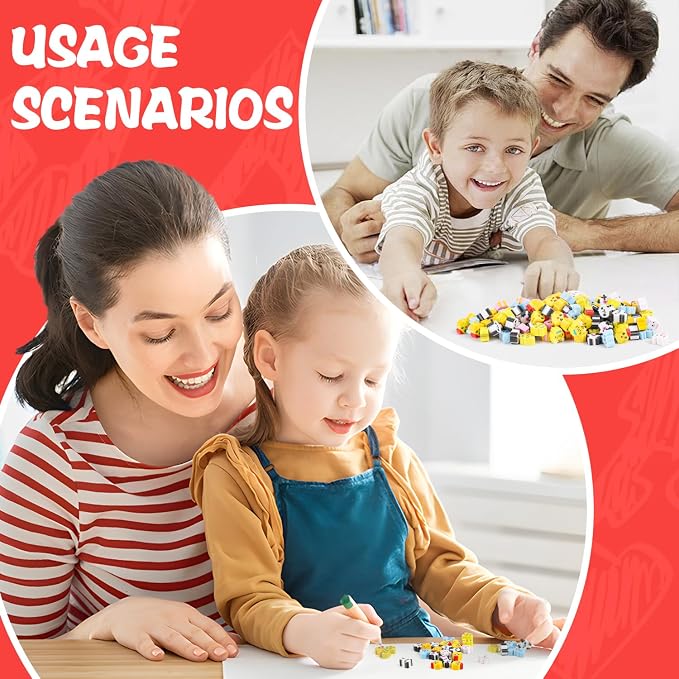 FOIMAS 300pcs Mini Animal Erasers - Image 5