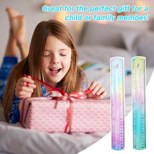 2 Pcs Flexible Ruler, 12 Inch Bendable Ruler - Image 5