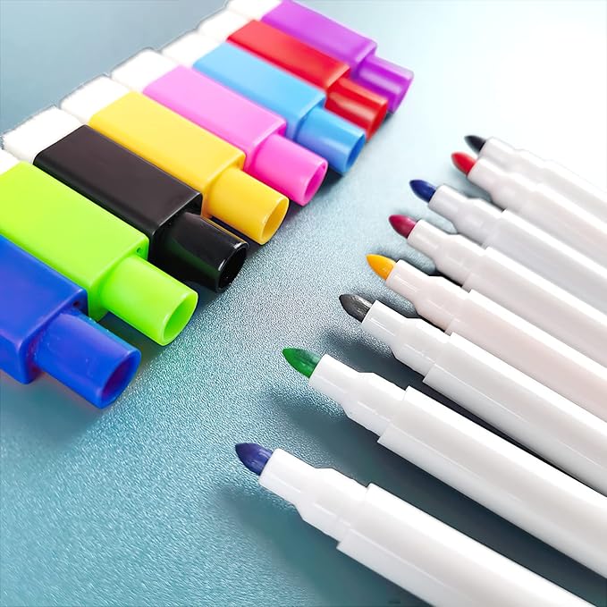 100 Pcs Colorful Magnetic Dry Erase Markers - Image 6