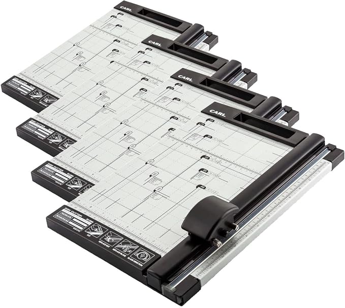CARL 12 inch DC-200N Premium Rotary Paper Trimmer, Metal Base, 15 Sheet Cutting by CARL