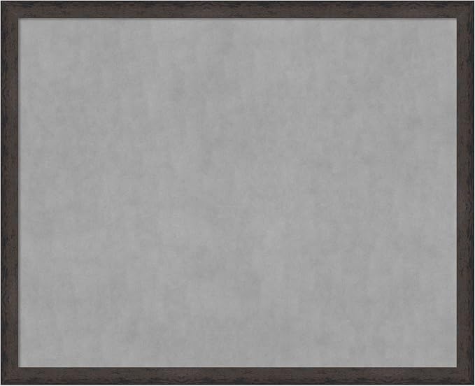 Amanti Art Black Framed Magnetic Board 35x43 X-Large Vision Board by AmantiArt