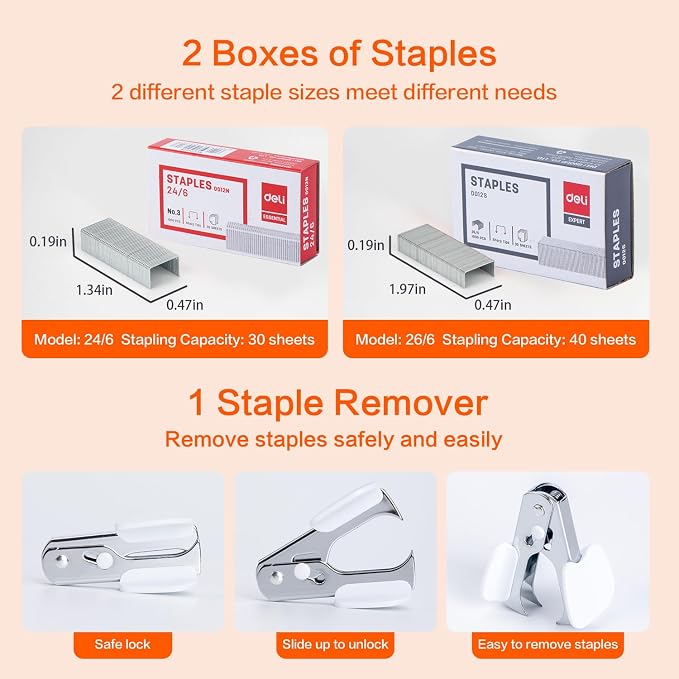 Deli Stapler, Effortless Staplers - Image 4