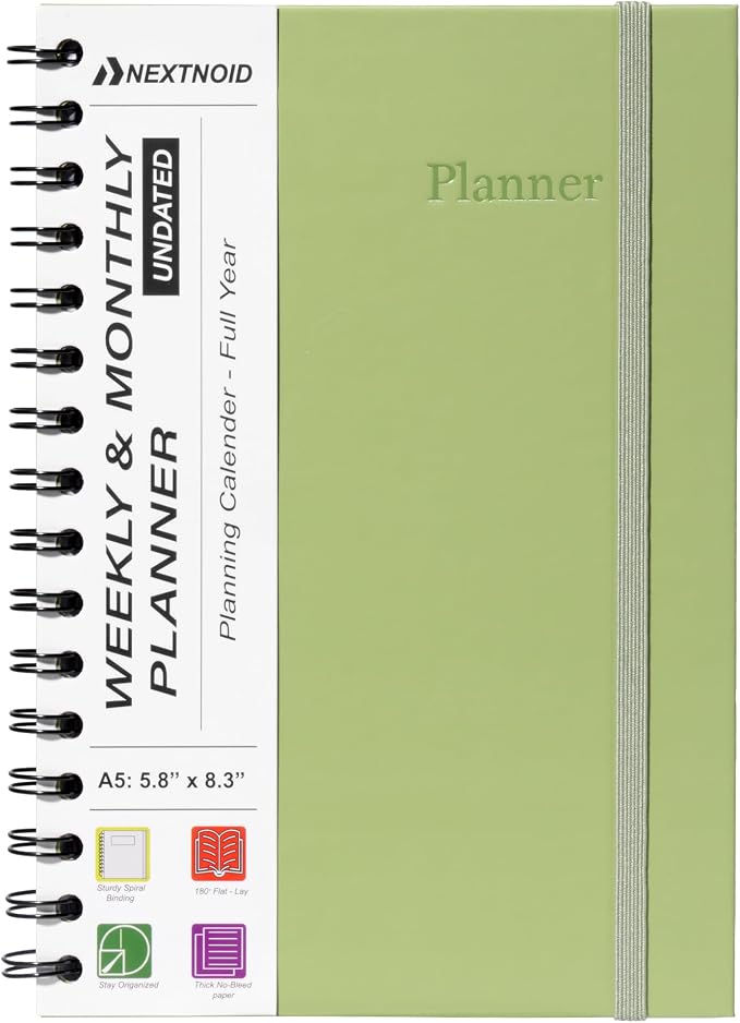 Undated Monthly and Weekly Planner by Nextnoid