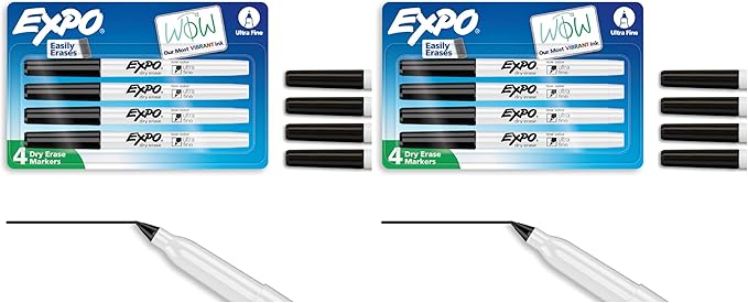 EXPO Low-Odor Dry Erase Markers, Ultra-Fine Tip by Unknown