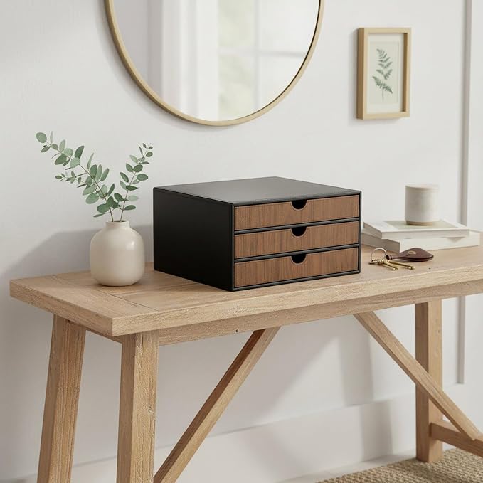 UnionBasic Document Organizer, 3-Drawer File Cabinet Document Storage Box - Image 7