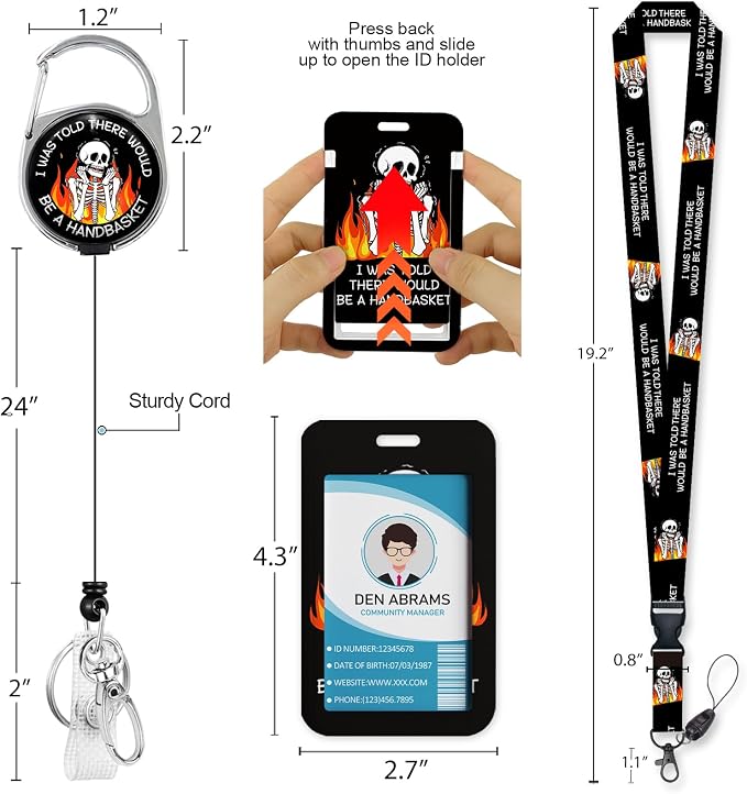 Piefly Lanyards for Id Badges, Badge Holder - Image 5